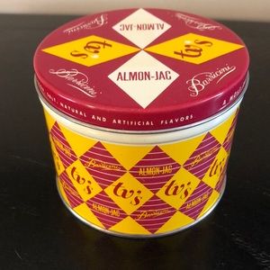 Vintage Almon-Jac Barricini tin